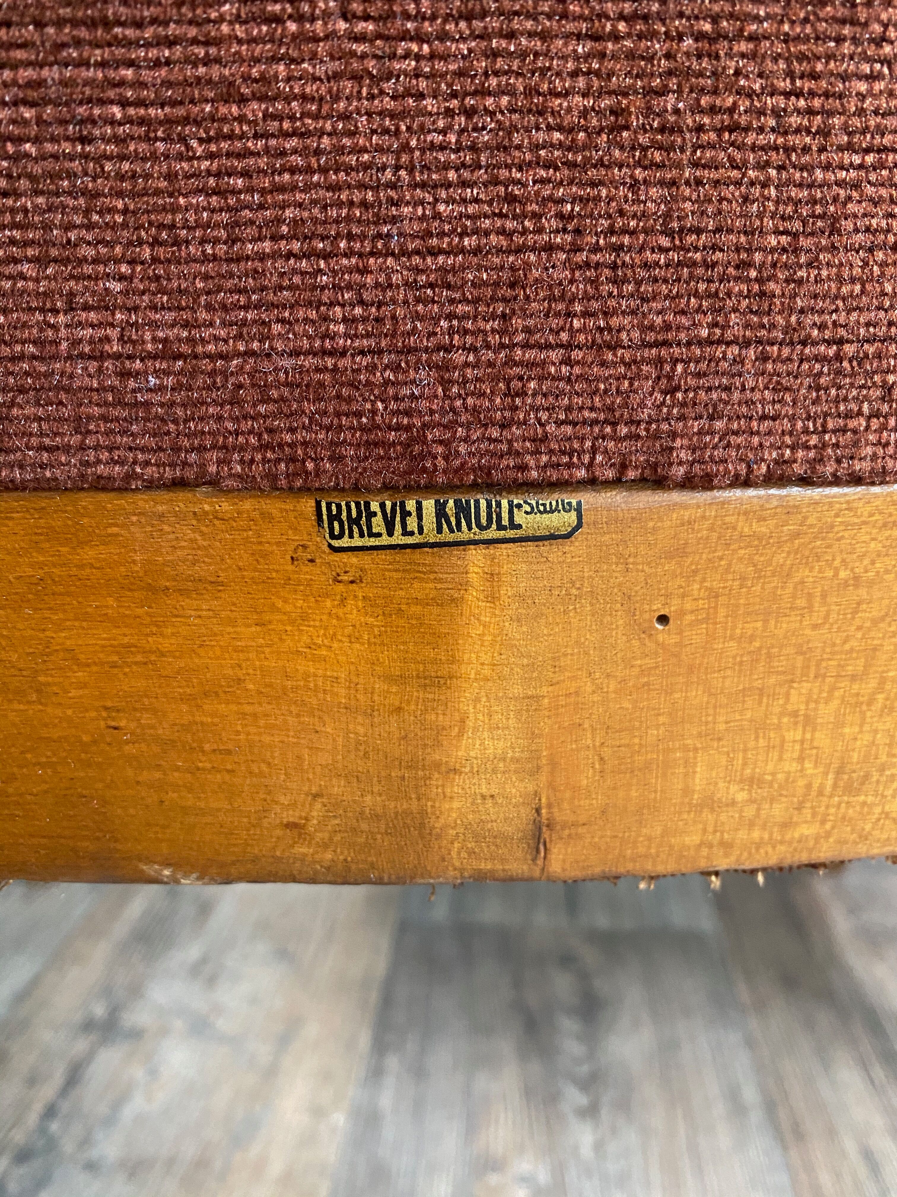 Bridge chair patent Knoll 60s