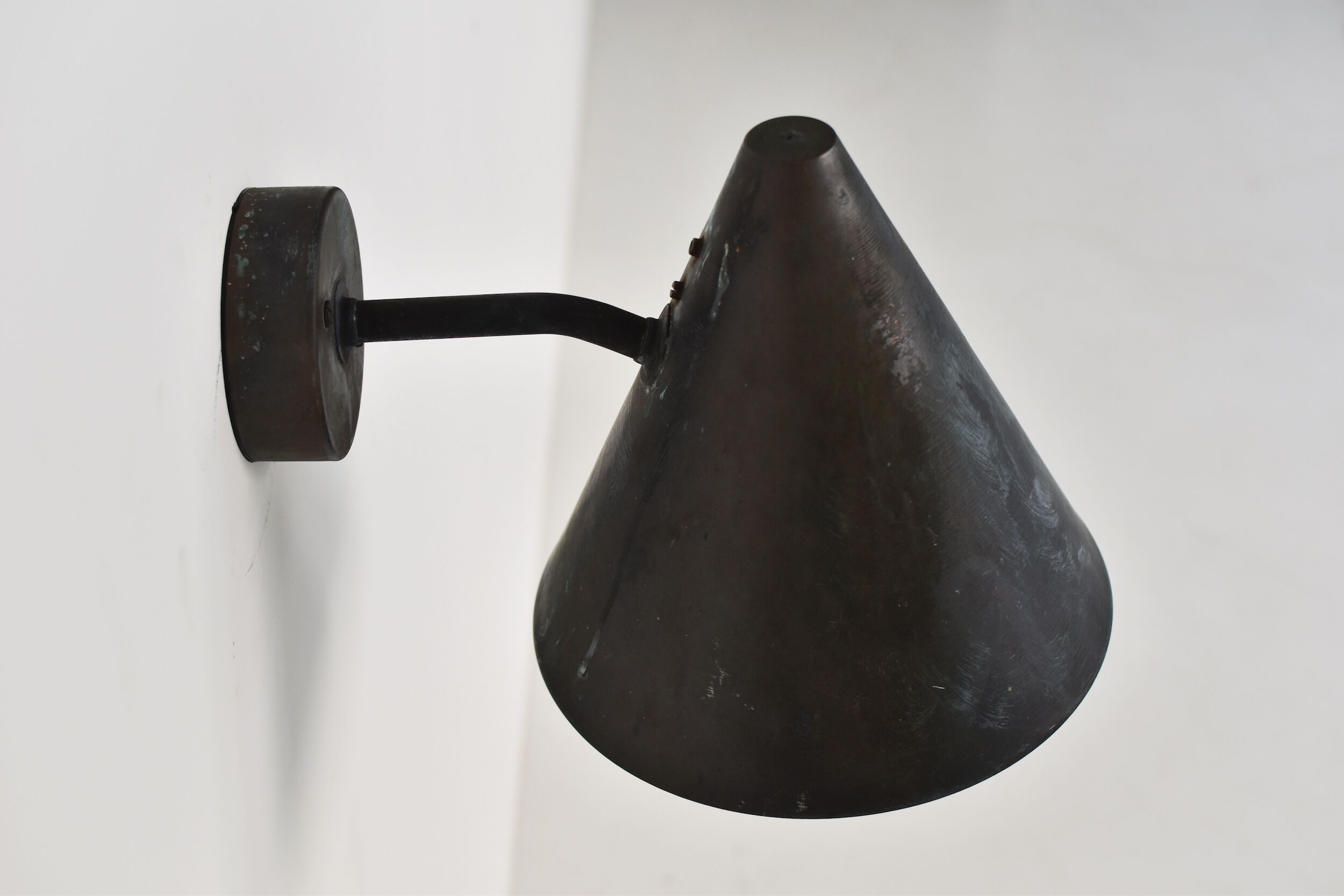 'Tratten' wall lamp by Hans Agne Jakobsson for AB Markaryd, Sweden 1950s.
