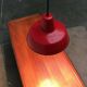 German enamelled pendant lamp from the mid-century by Kaiser Idell / Kaiser Leuchten, 1960s.