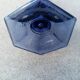 Val Saint Lambert blue art deco vase