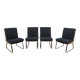 Chrome & Rosewood armchairs, Gordon Russell, United Knigdom, 1970s.