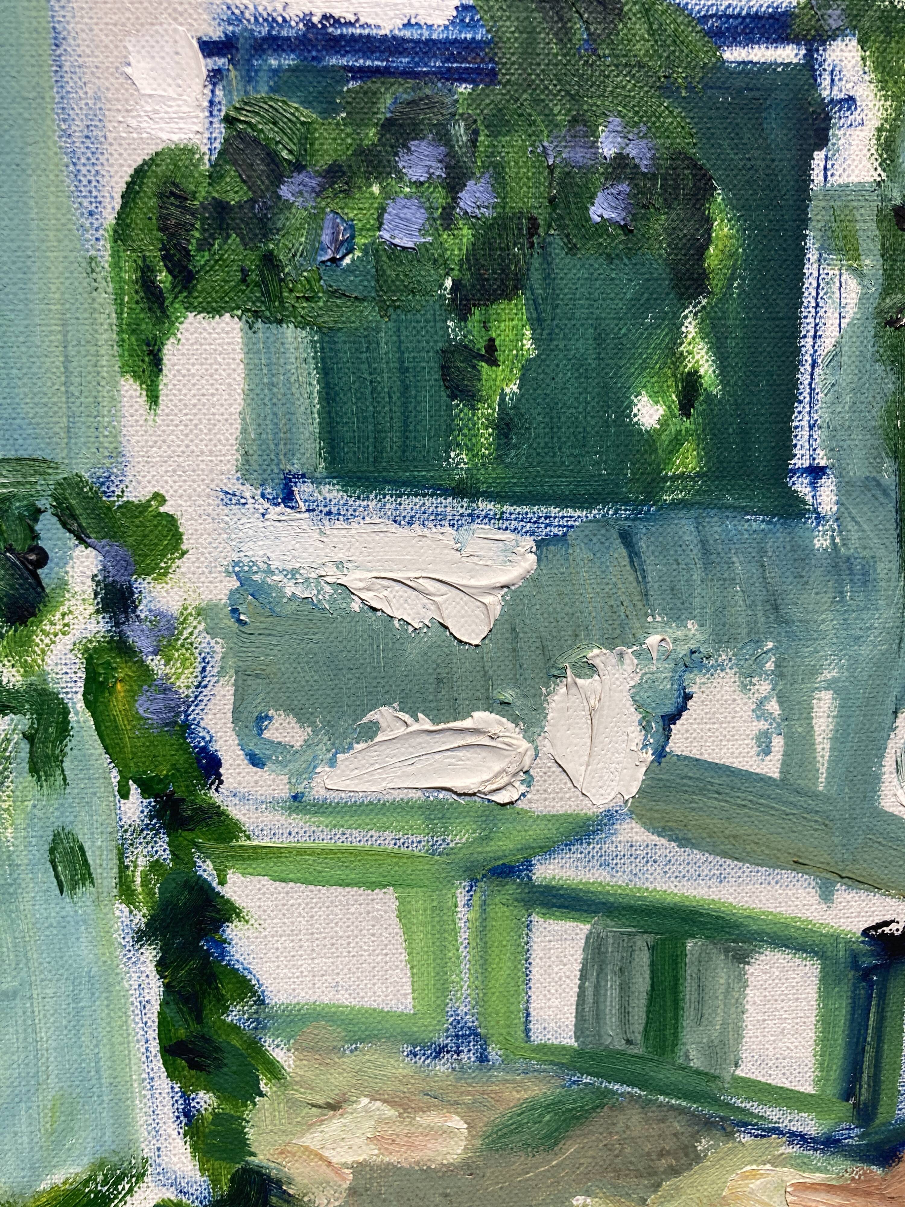 Peinture au couteau signée Moun-Pollat