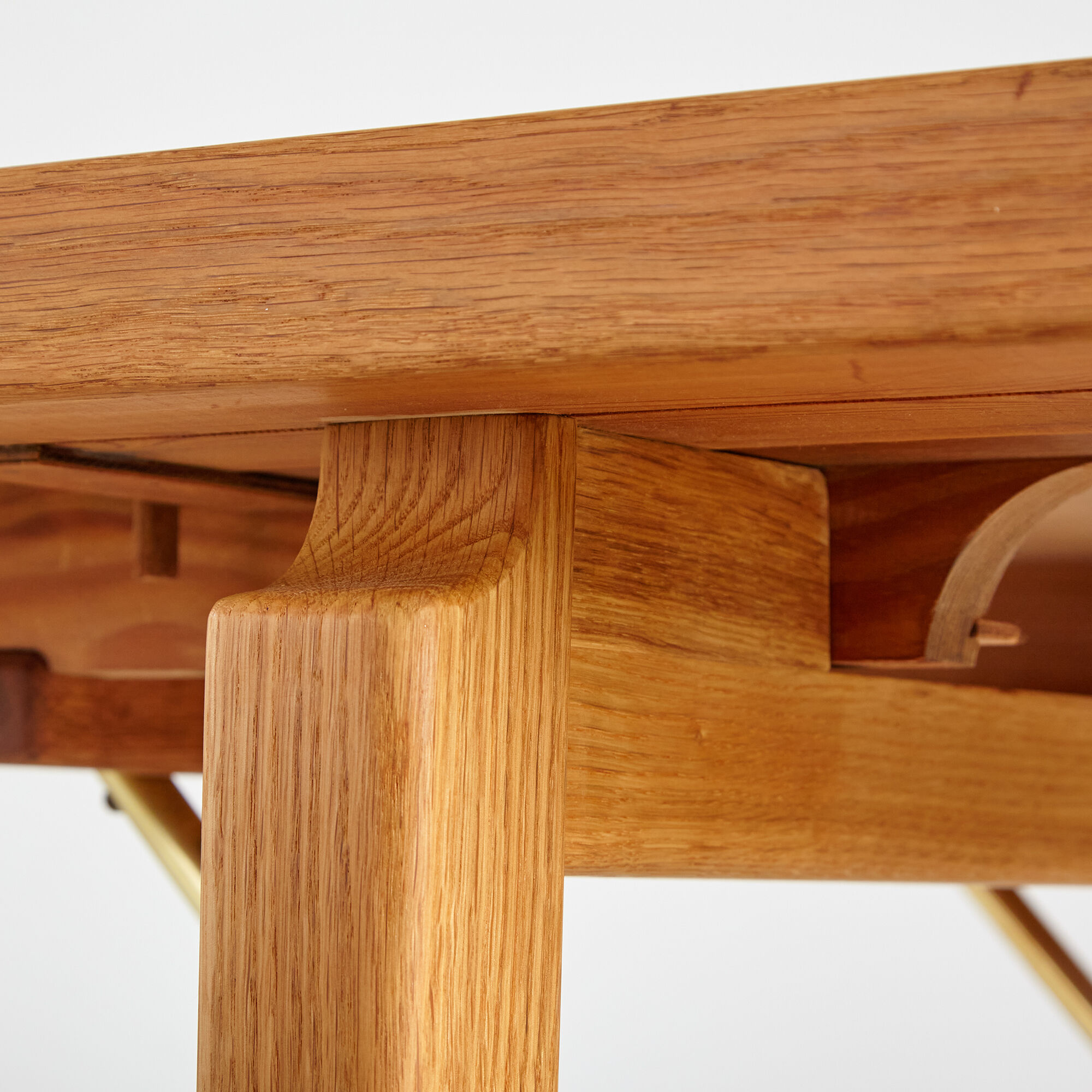 Restored oak dining table