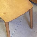 80s Italian chairs, in wood and metal