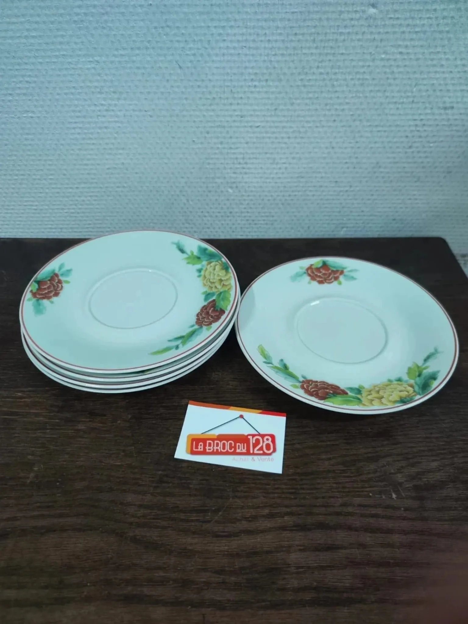 Set of 5 saucers Villeroy and Boch t'chou