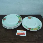 Set of 5 saucers Villeroy and Boch t'chou
