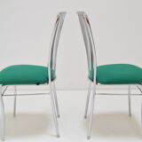 Pair of Mid-century Chrome Chairs,Nowy Styl,circa 1980's.