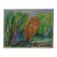 Huile sur toile suédoise "Arbres" par Hernek