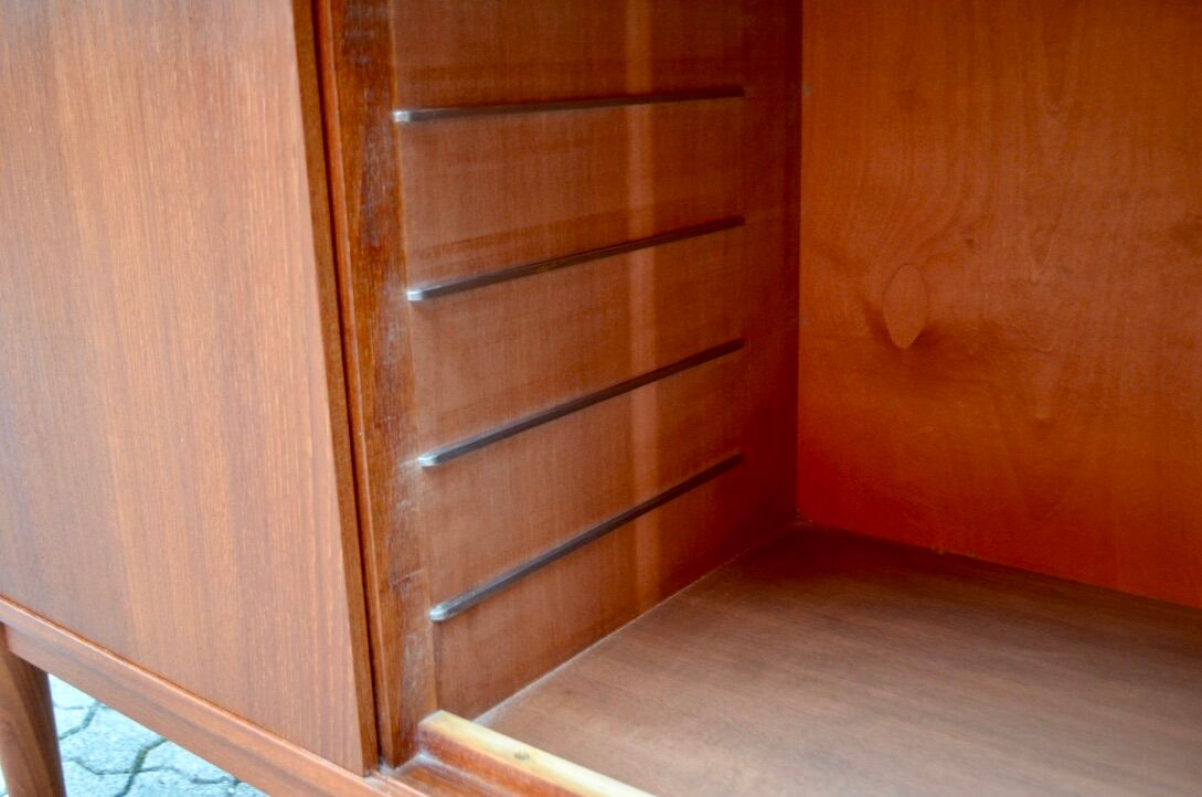 DAnish Modern Teak Model Trio Sideboard by Nils Jonsson for Hugo Troeds, 1960s