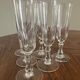 6 antique flutes from the late 19th century – Val Saint Lambert - Herbatte