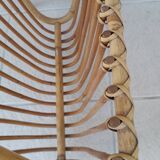 Rattan magazine rack