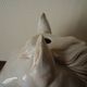 Ceramic horse head lamp base vintage horse lamp base design 70s