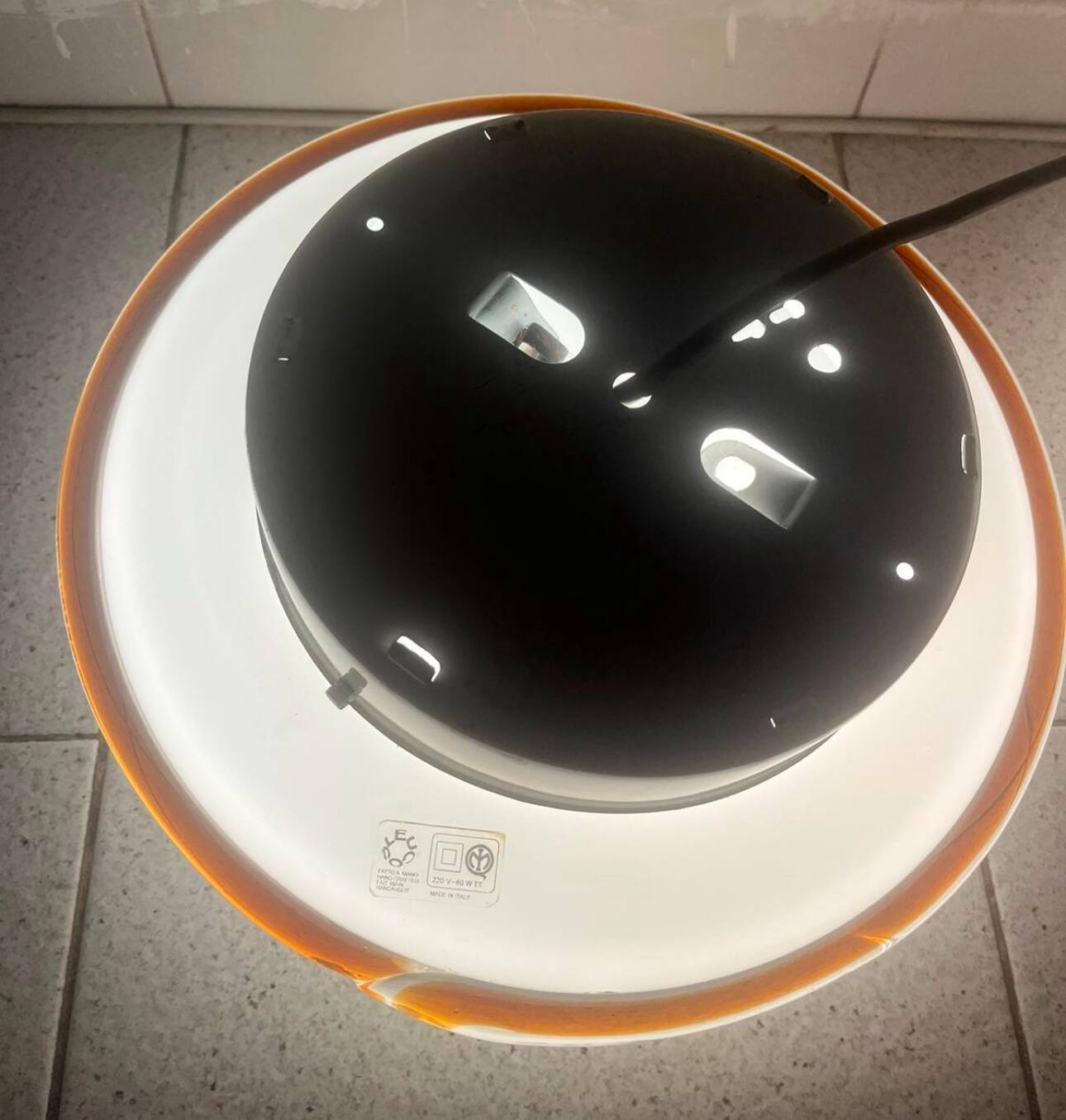 Pair of Leucos “Ronda” wall lights from the 70s