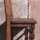 Chaise Lorraine. (Bois massif, 19ème siècle)