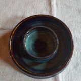 Set of 2 blue ceramic empty pocket bowls
