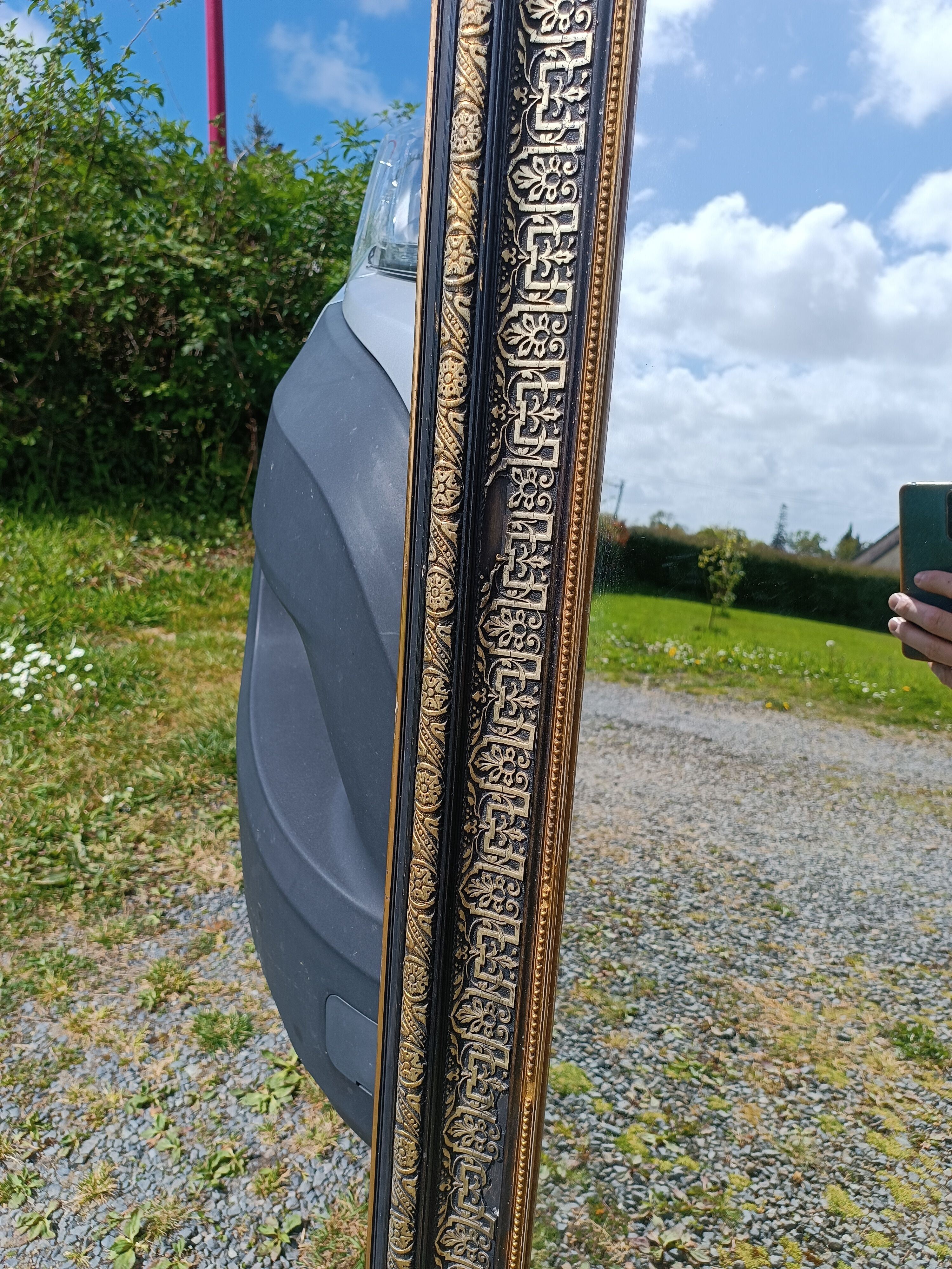 Miroir ancien 152/86 cm