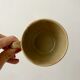 set of 6 stoneware cups and saucers Grès du Village 60s-70s