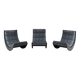 "Relaxer II" rocking chairs from the 1970s by Verner Panton for Rosenthal, Germany.