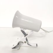 Spot lamp with clip Lita metal white 70s