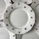 Set of 6 flat plates Digoin Sarreguemines years 40-50