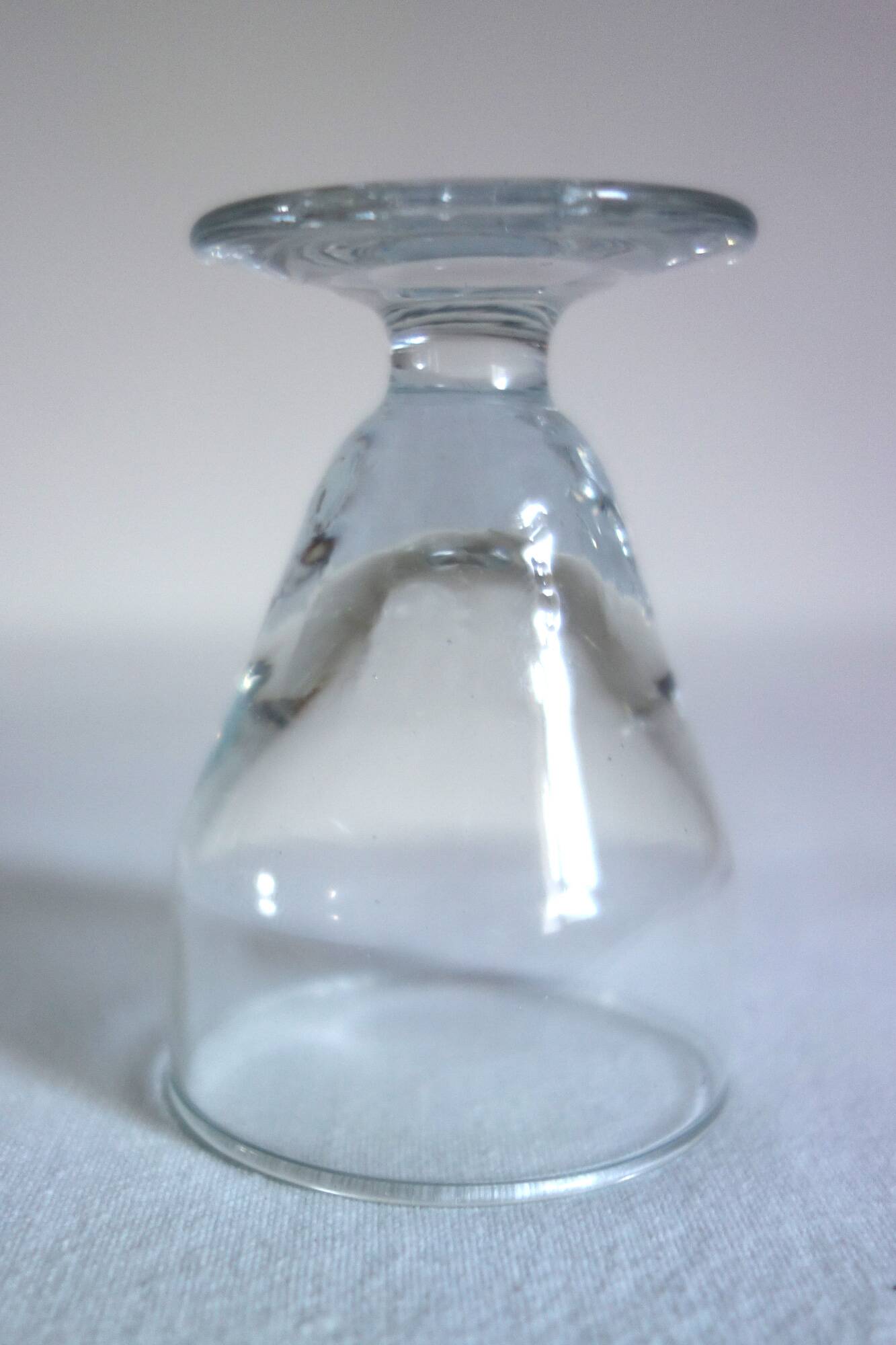 5 small antique absinthe glasses