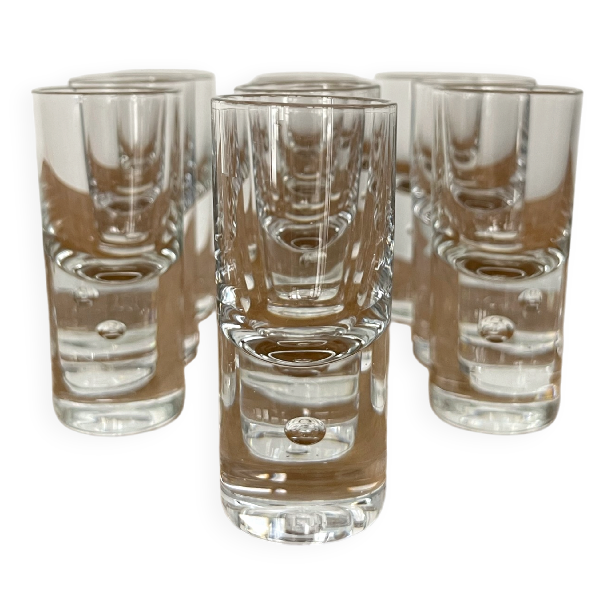 Set de 10 verres liqueur «pippi » Kosta Boda