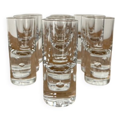 Set de 10 verres liqueur «pippi » Kosta Boda
