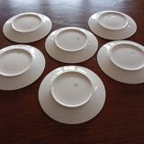 12 assiettes à dessert Descotte Reboisson & Barranger (D.R.B.) Limoges