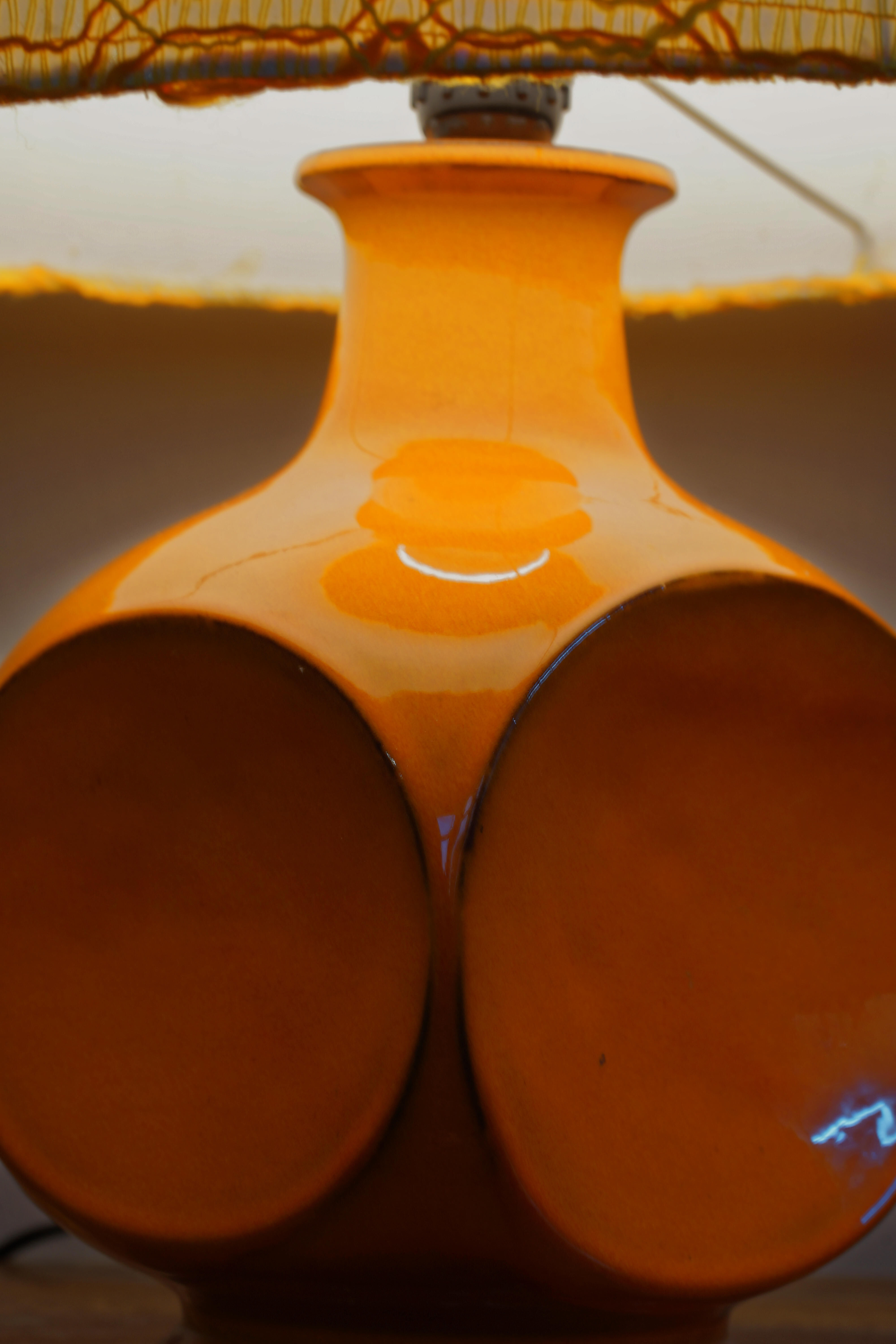 Ceramic Table Lamp by Cari Zalloni for Steuler, 1970s