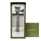 Manche à gigot Christofle métal argenté décor vigne — état neuf