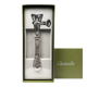 Christofle silver-plated leg of lamb fork — as new condition