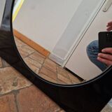 Old 60s Mirror in enamelled sheet metal