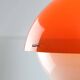 Space Age Italian Orange Plexiglass Pendant Lamp, 1970s