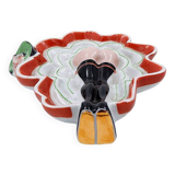 Painted porcelain pocket tray "Les Naturistes" Paris 1956/57