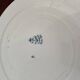 4 Clairefontaine ironstone flat plates, Cyclamens model