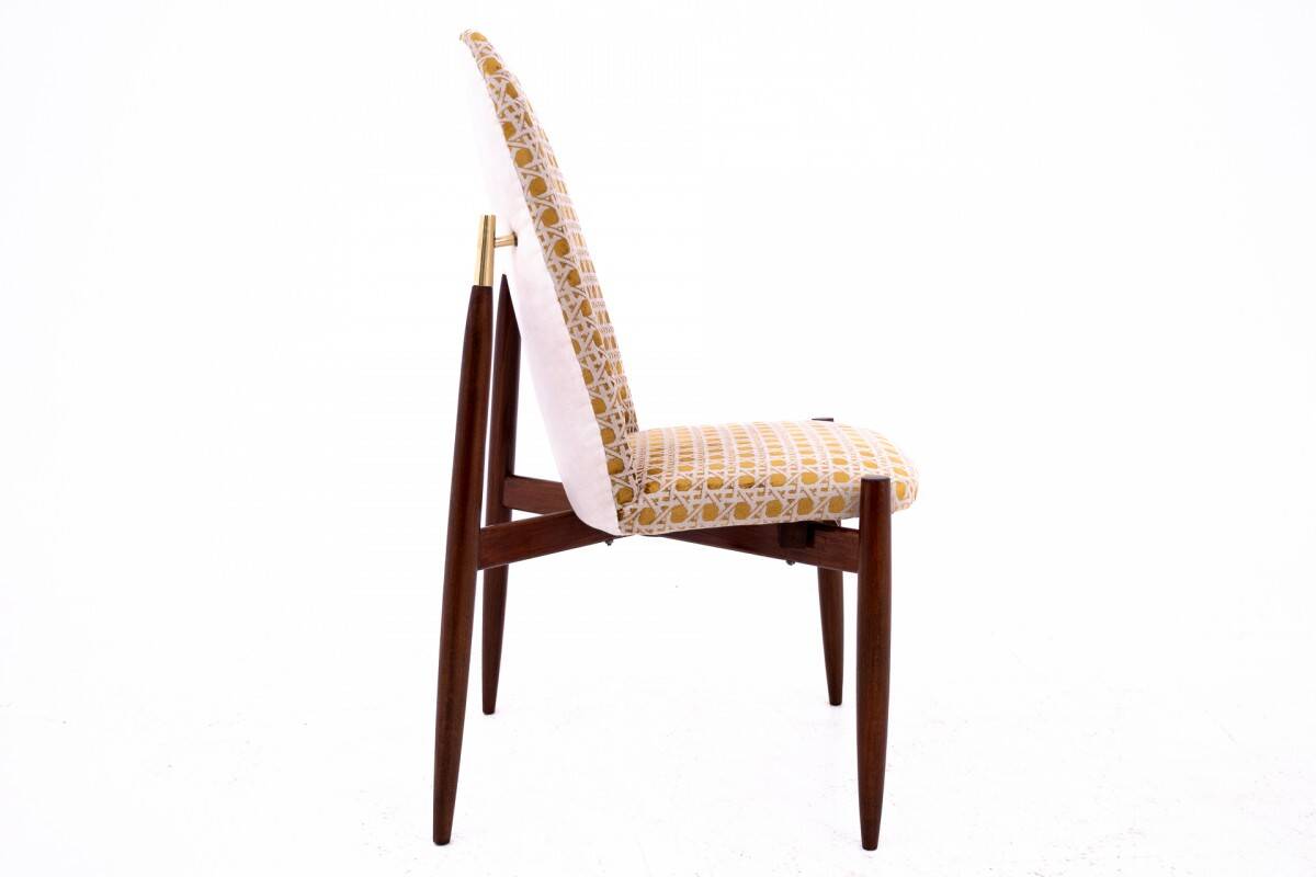 Set of 4 chairs, Czechoslovakia, 1950s. After renovation
