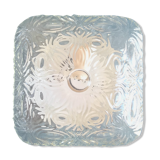 Molded glass hanging lamp