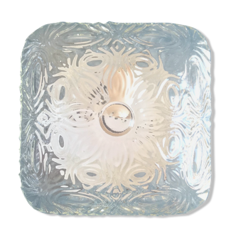 Molded glass hanging lamp