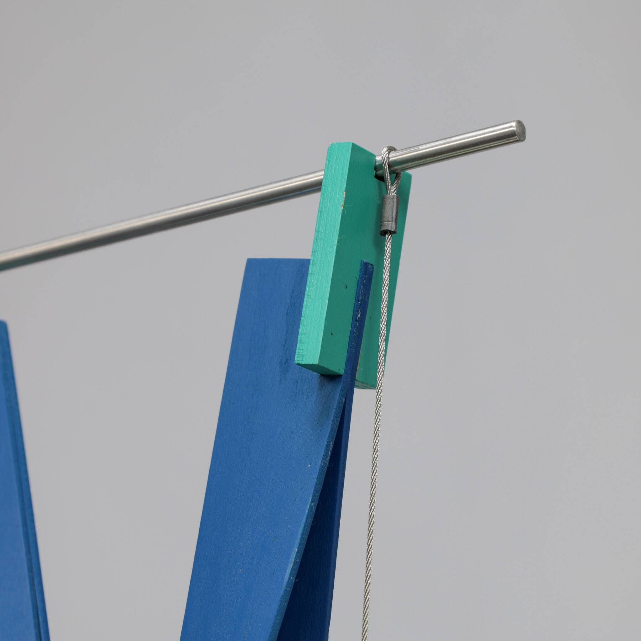 Constructivist sculpture "Yo-ga-ga" by Henk van Putten, Netherlands, 1990s