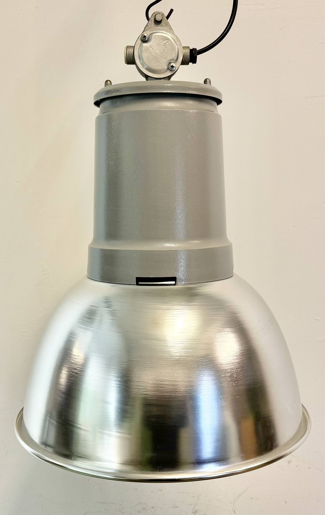 Industrial Italian Aluminium Pendant Lamp from Fael Luce, 1970s