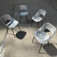 Suite de 4 chaises Tulipe par Pierre Guariche