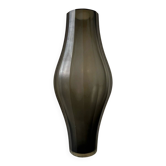 Vase vintage dépoli gris