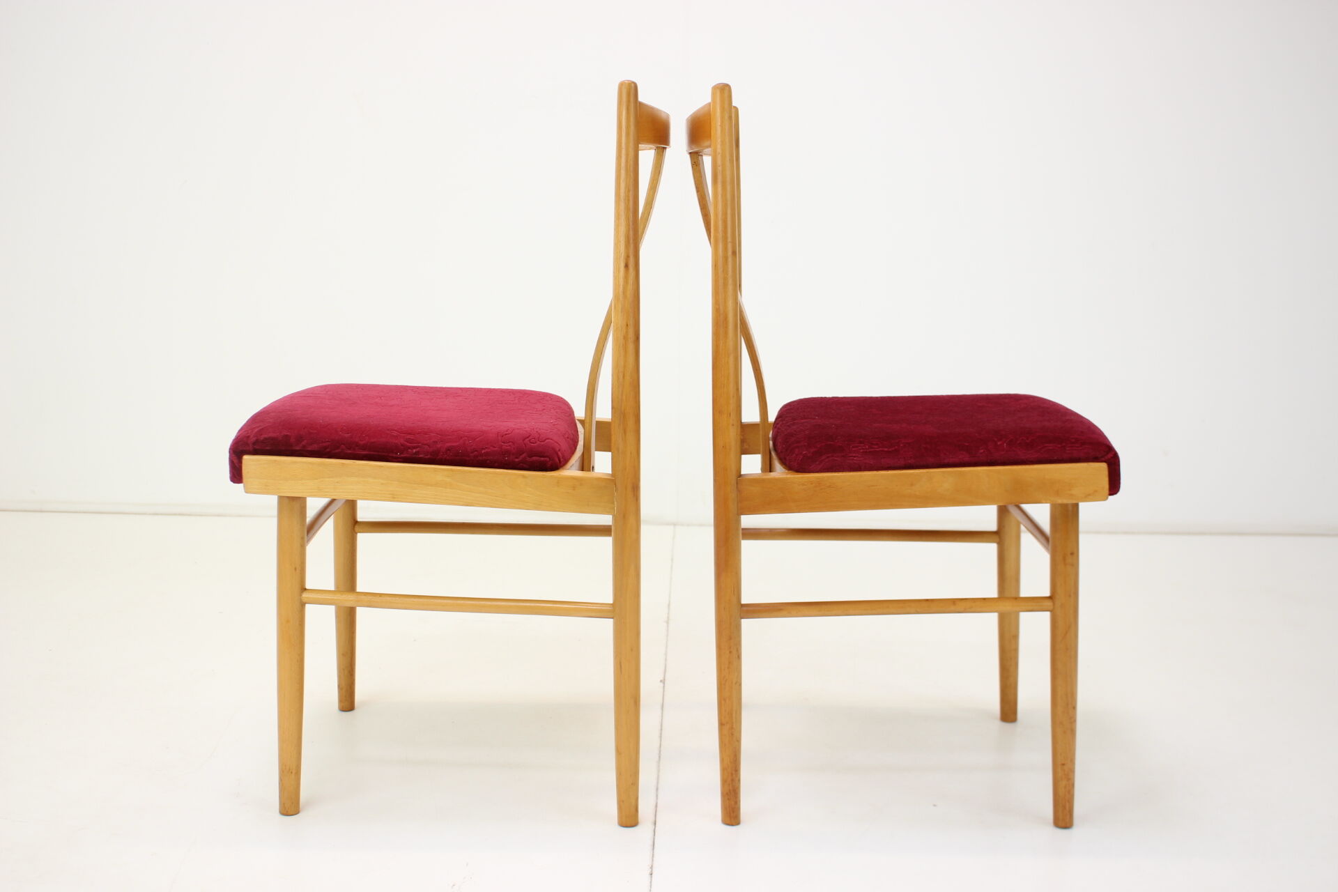 1970s Set of Four Dining Chairs, Czechoslovakia