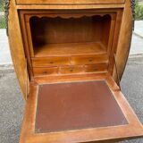 Curved secretary in Louis XV marquetry