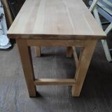 Solid wood stool air-gummed side table