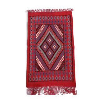 Tapis kilim berbère rouge 60x100cm