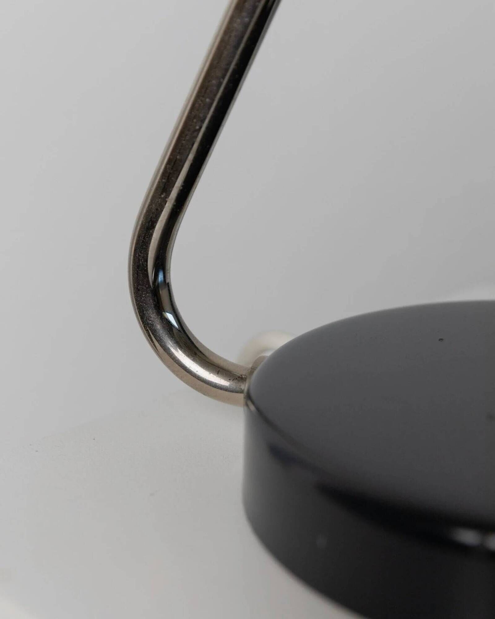 Anthracite Kaiser Idell Table Lamp 6658 in Matte Metal with Chrome Arm – Vintage Mid-Century Bauhaus Design