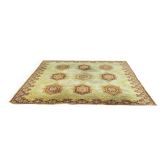 Persian wool rug in mustard velvet 250x350cm