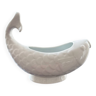 Saucière poisson en porcelaine