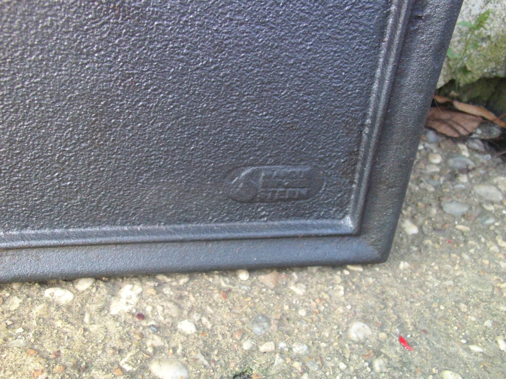 Cast chimney plate horse and foal art foundry Stern 69.5 x 78.5cm